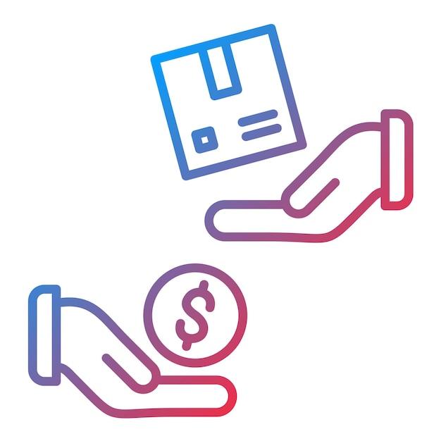 Imagen vectorial del icono de la comisión Se puede utilizar para Finanzas y Dinero