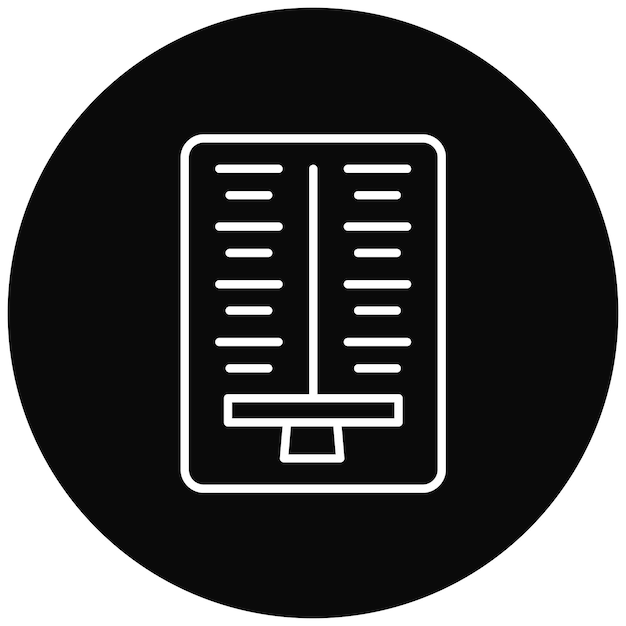 Imagen vectorial de icono de comparación Puede utilizarse para la experiencia del usuario