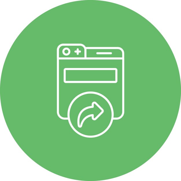 Imagen vectorial de icono compartido Puede utilizarse para la tienda web