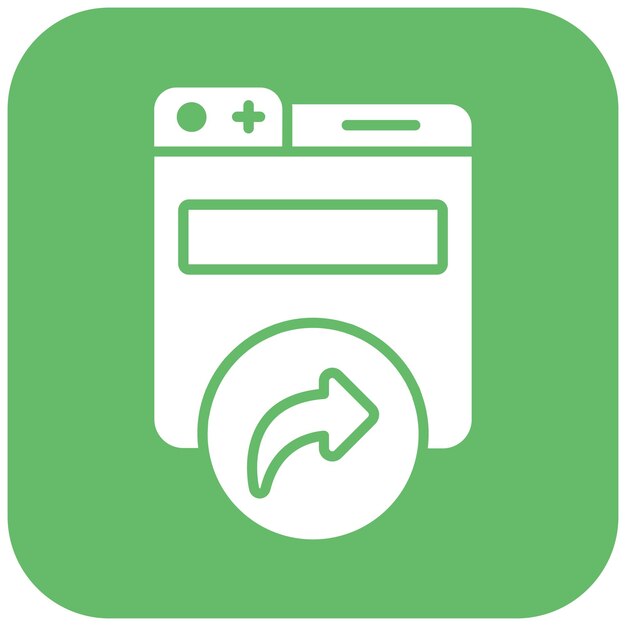 Imagen vectorial de icono compartido Puede utilizarse para la tienda web