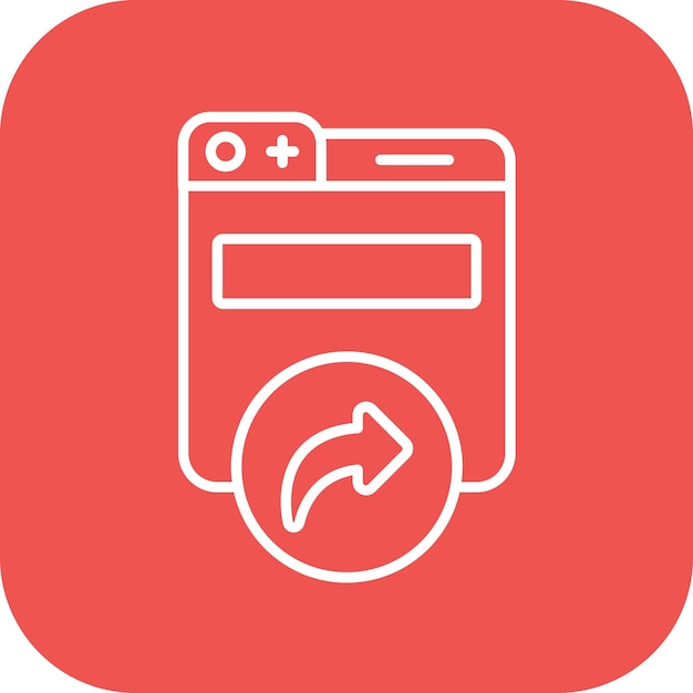 Imagen vectorial de icono compartido Puede utilizarse para la tienda web