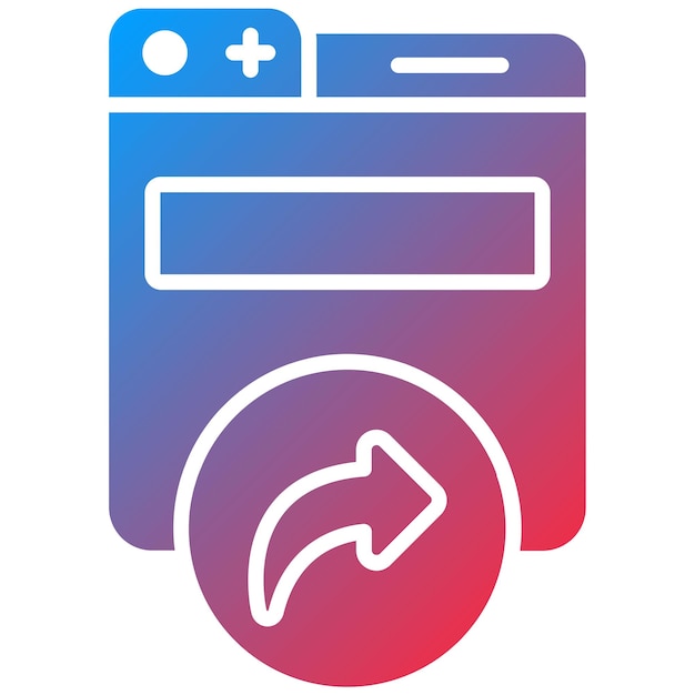 Imagen vectorial de icono compartido Puede utilizarse para la tienda web