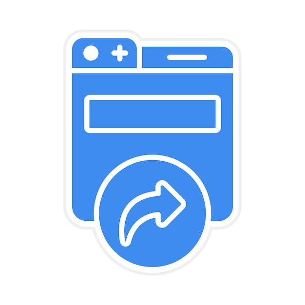 Imagen vectorial de icono compartido Puede utilizarse para la tienda web