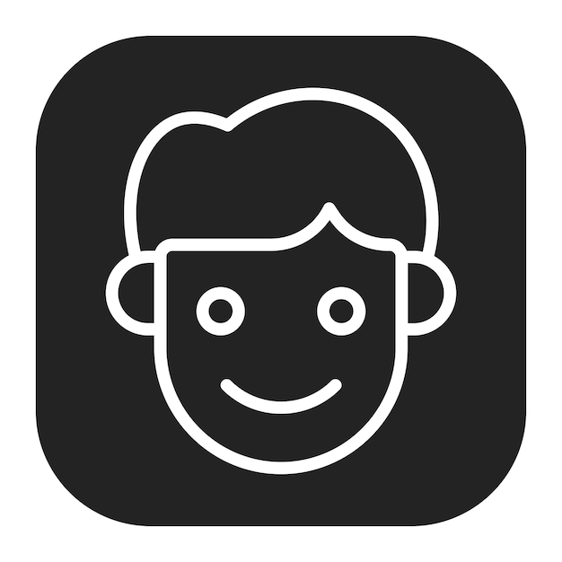 Imagen vectorial de icono compasivo Se puede usar para emociones humanas