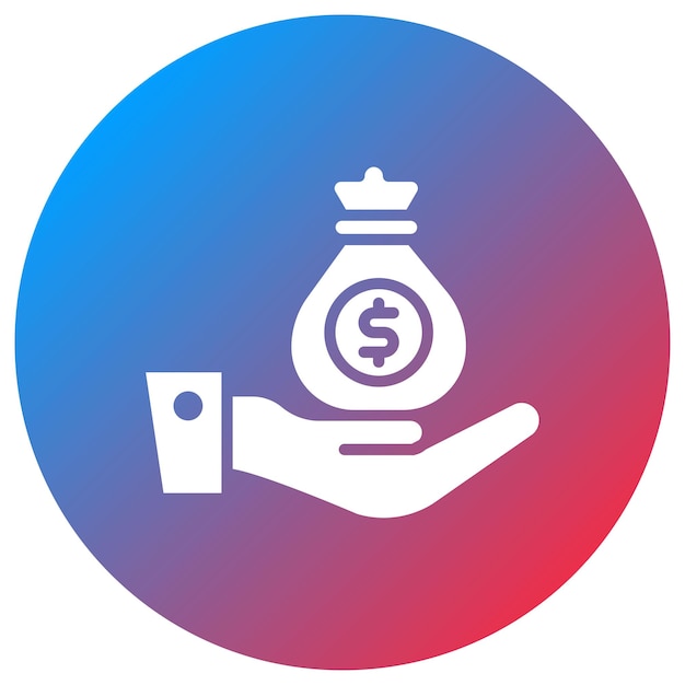 Imagen vectorial del icono de compensación Se puede utilizar para la economía Gig
