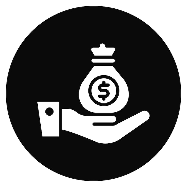 Imagen vectorial del icono de compensación Se puede utilizar para la economía Gig