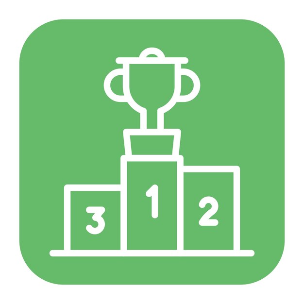 Imagen vectorial del icono de la competencia Se puede utilizar para los logros