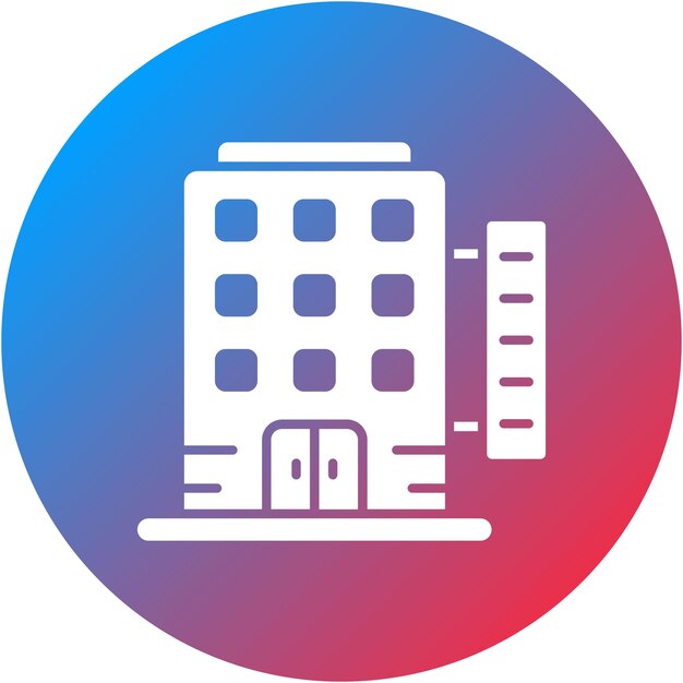 La imagen vectorial del icono del complejo se puede utilizar para Coastline