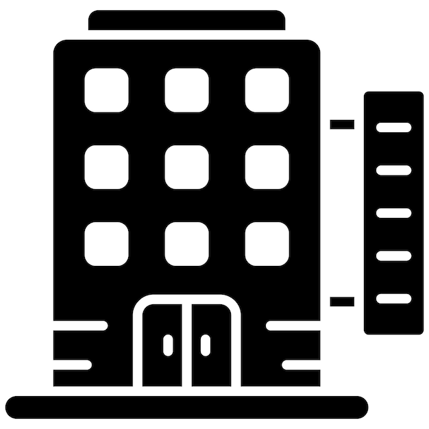 La imagen vectorial del icono del complejo se puede utilizar para Coastline