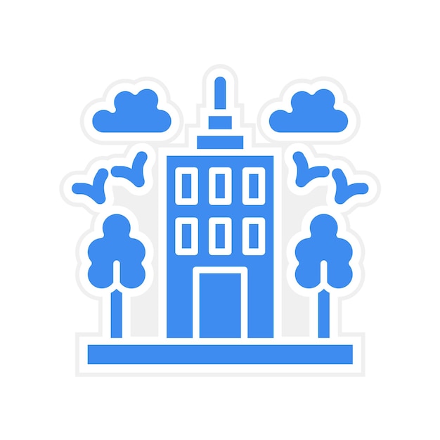 Imagen vectorial del icono del complejo puede utilizarse para la Agencia de Viajes