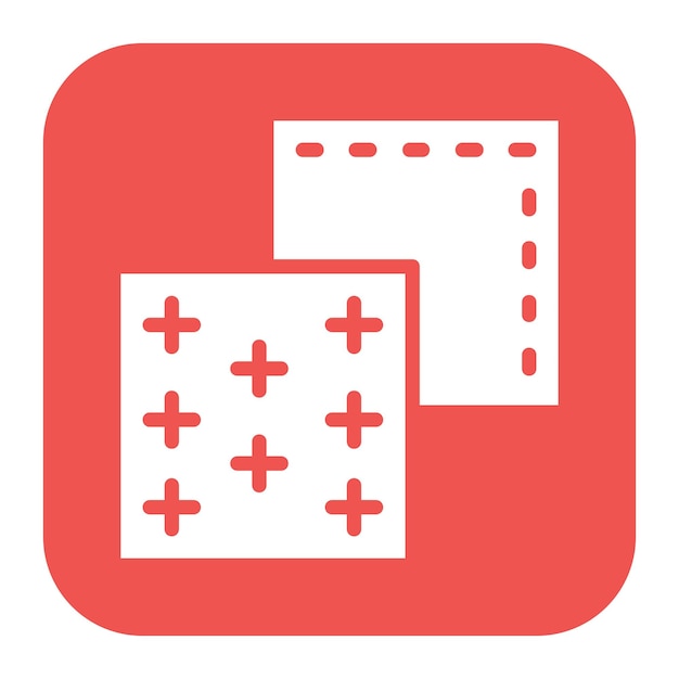 Imagen vectorial del icono de los componentes Se puede utilizar para las características de la tela