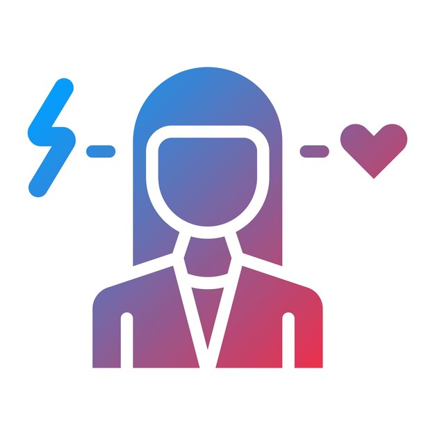 Imagen vectorial de icono de comportamiento Se puede usar para estilos de vida