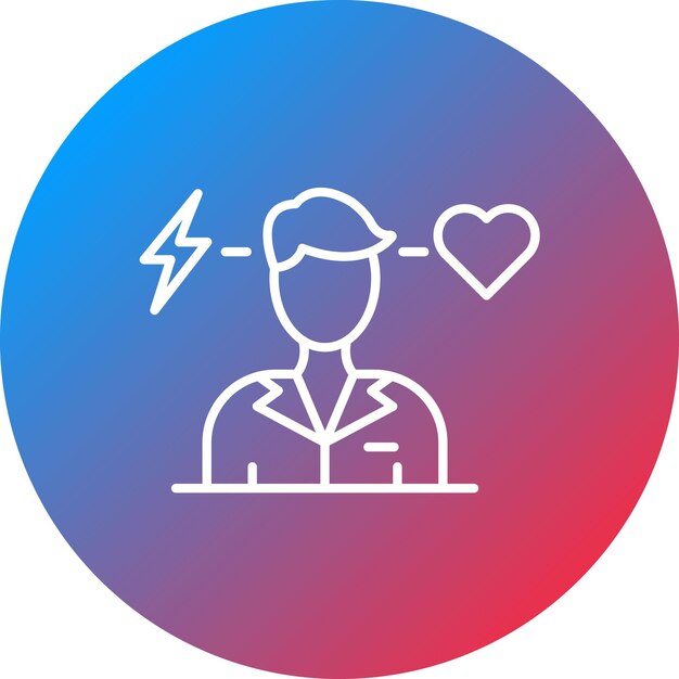 Imagen vectorial de icono de comportamiento Se puede utilizar para la inteligencia emocional