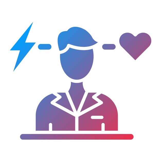 Imagen vectorial de icono de comportamiento Se puede utilizar para la inteligencia emocional