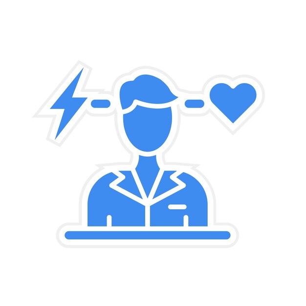 Imagen vectorial de icono de comportamiento Se puede utilizar para la inteligencia emocional