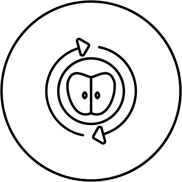 La imagen vectorial del icono de compostaje se puede utilizar para la vida sostenible
