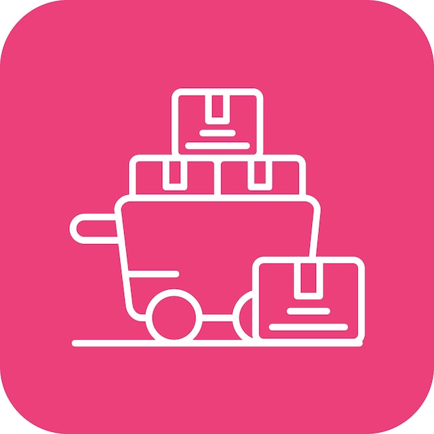Imagen vectorial de icono de compra a granel Puede utilizarse para una vida sostenible