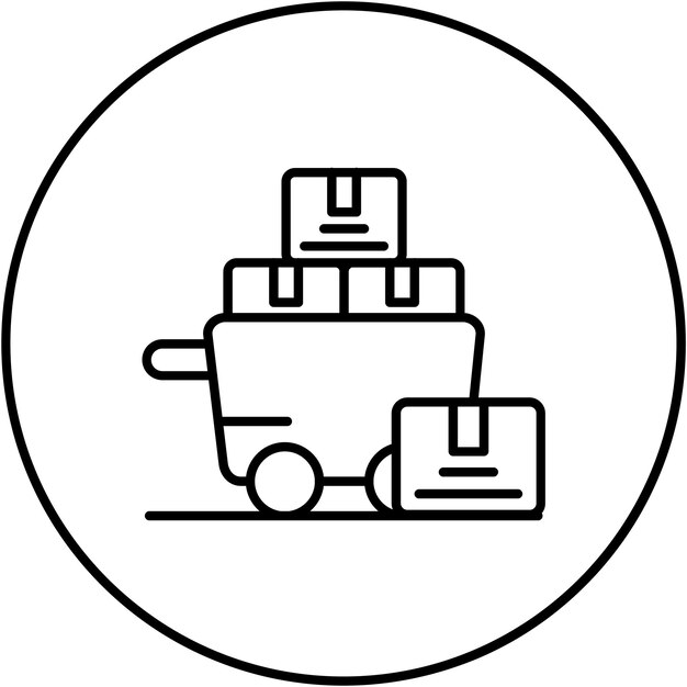 Imagen vectorial de icono de compra a granel Puede utilizarse para una vida sostenible