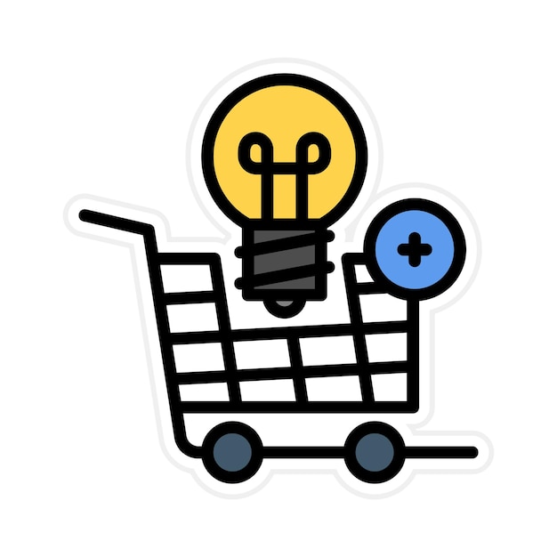 Imagen vectorial del icono de compra de impulso Se puede utilizar para el comercio electrónico de juegos