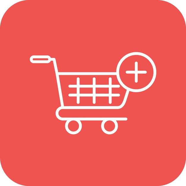 Imagen vectorial del icono de compra Se puede utilizar para el Cyber Lunes