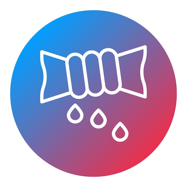 Imagen vectorial del icono de compresión Se puede utilizar para la lavandería