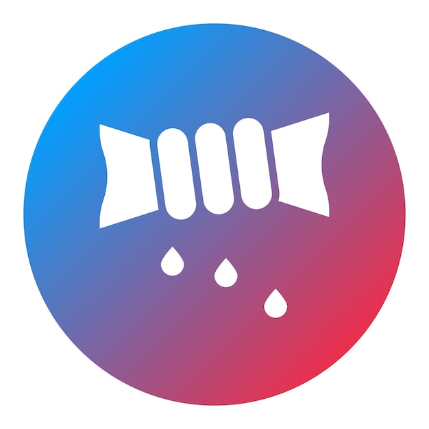 Imagen vectorial del icono de compresión Se puede utilizar para la lavandería