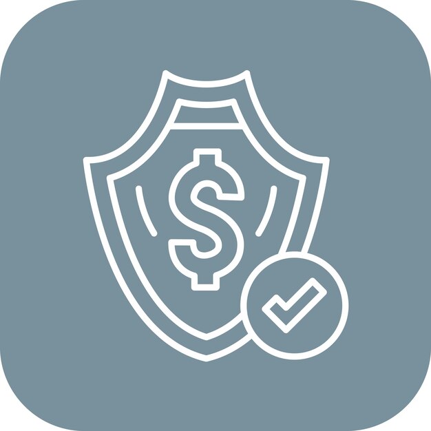 Imagen vectorial de icono de comprobación Puede utilizarse para Fintech