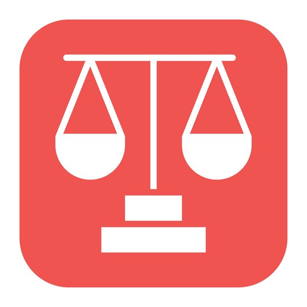 Imagen vectorial del icono de comprobaciones y saldos Se puede utilizar para la política