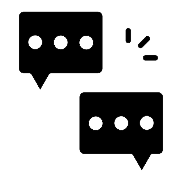 Imagen vectorial de icono de comunicación Se puede usar para Freelancer