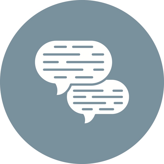 Imagen vectorial de icono de comunicación Se puede utilizar para Agile