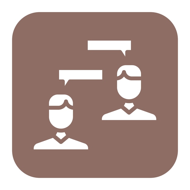 Imagen vectorial de icono de comunicación Puede utilizarse para la Agencia de Relaciones Públicas