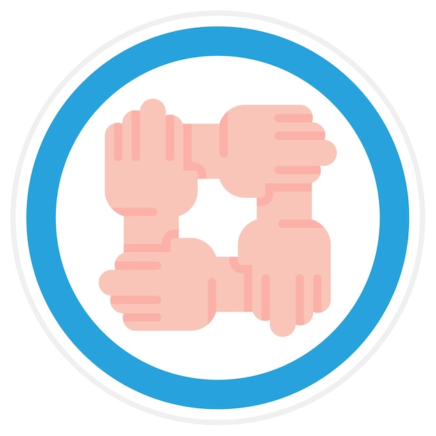 Imagen vectorial del icono de la comunidad Se puede utilizar para el marketing de influencers