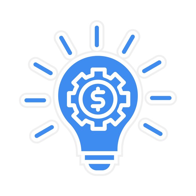 Imagen vectorial de icono de concepto Puede utilizarse para la economía Gig