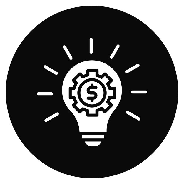 Imagen vectorial de icono de concepto Puede utilizarse para la economía Gig