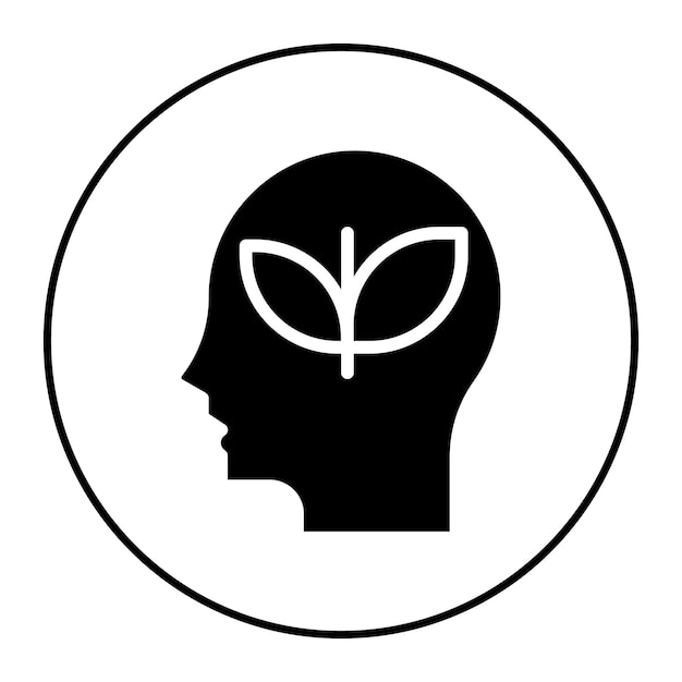 Imagen vectorial de icono de concienciación ambiental Se puede usar para el Día Mundial del Medio Ambiente