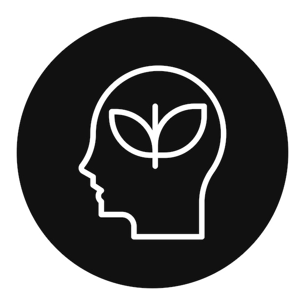 Imagen vectorial de icono de concienciación ambiental Se puede usar para el Día Mundial del Medio Ambiente