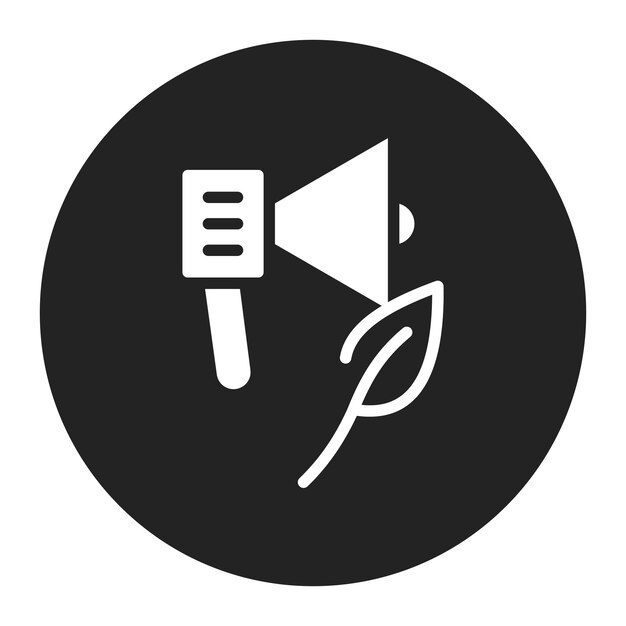 Imagen vectorial del icono de concienciación ecológica Se puede utilizar para el desarrollo ecológico