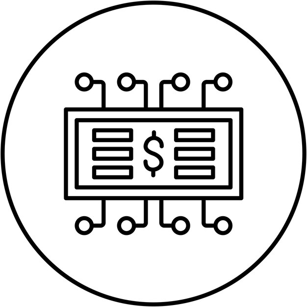 Imagen vectorial de icono de concurrencia Se puede utilizar para Internet de las Cosas
