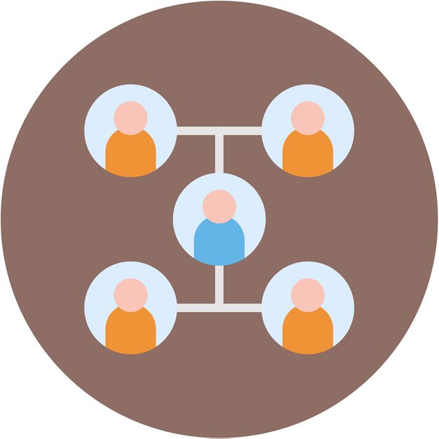 Imagen vectorial del icono de conexión Se puede utilizar para la adopción de niños