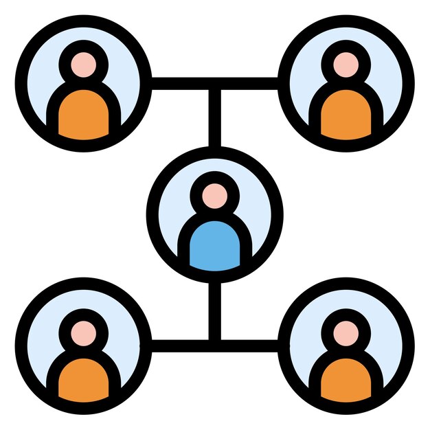 Imagen vectorial del icono de conexión Se puede utilizar para la adopción de niños