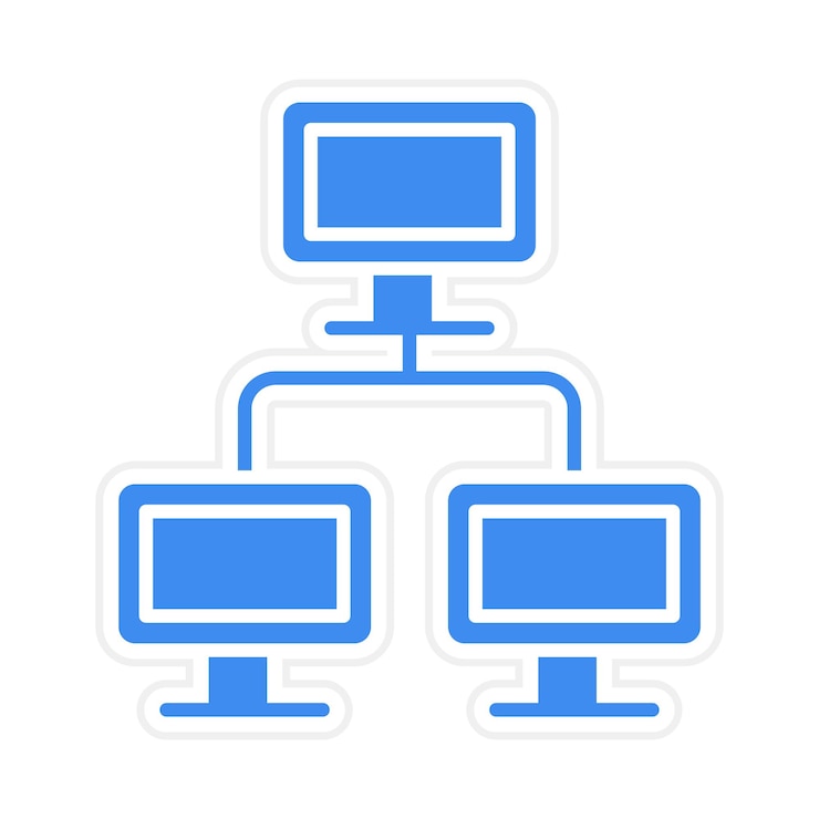 Vector imagen vectorial de icono de conexión puede utilizarse para alojamiento web