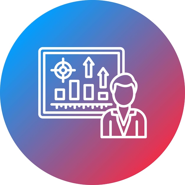 Imagen vectorial del icono de la conferencia Se puede utilizar para la formación empresarial