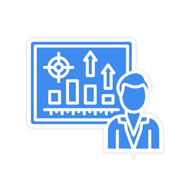 Imagen vectorial del icono de la conferencia Se puede utilizar para la formación empresarial