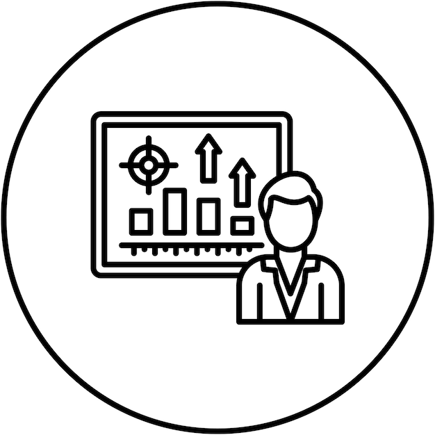 Imagen vectorial del icono de la conferencia Se puede utilizar para la formación empresarial