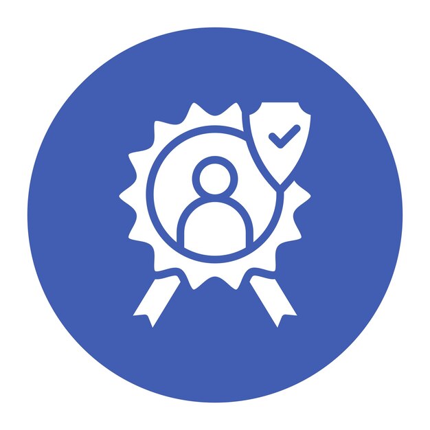 Imagen vectorial del icono de confiabilidad Se puede utilizar para los rasgos de personalidad