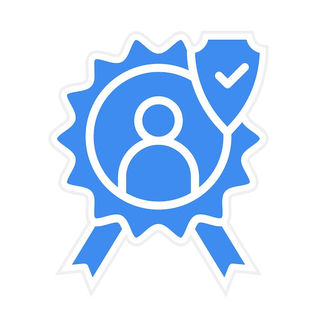 Imagen vectorial del icono de confiabilidad Se puede utilizar para los rasgos de personalidad