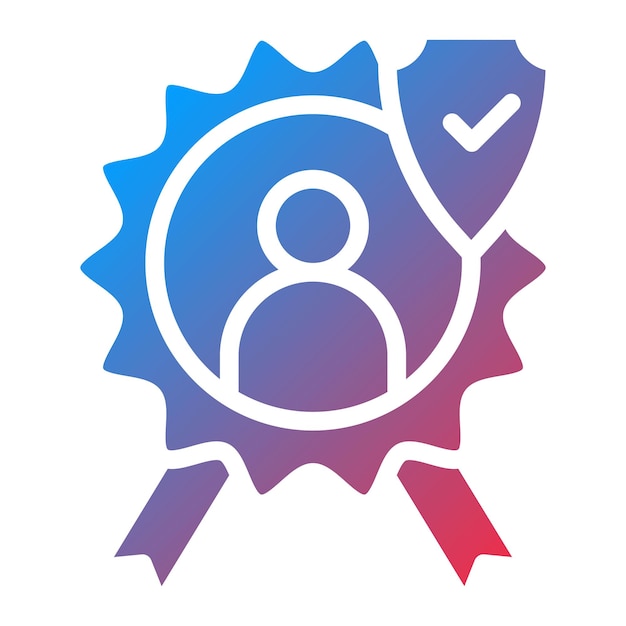 Imagen vectorial del icono de confiabilidad Se puede utilizar para los rasgos de personalidad