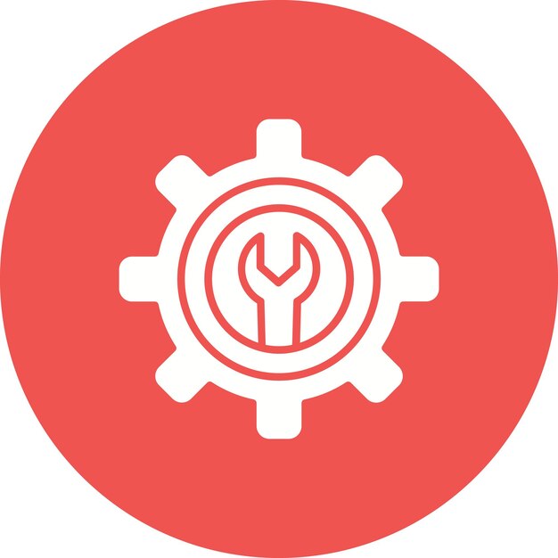 Imagen vectorial de icono de configuración Se puede utilizar para el marketing web