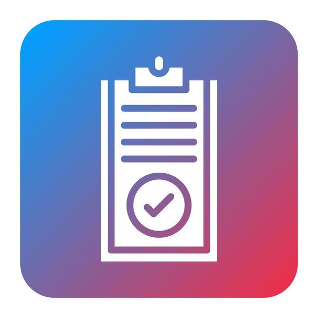 Imagen vectorial del icono de confirmación de la orden Se puede utilizar para el cumplimiento de la orden