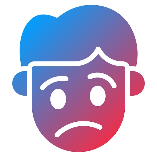 Imagen vectorial de icono confusa Se puede usar para emociones humanas